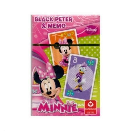 Gra karciana Czarny Piotruś &amp; Memo Cartamundi Myszka Minnie