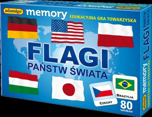 Gra pamięciowa Adamigo Flagi Flagi