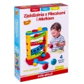 Zabawka edukacyjna Smily Play zjeżdżalnia z piłeczkami i młotkiem (SP82932)