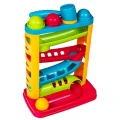 Zabawka edukacyjna Smily Play zjeżdżalnia z piłeczkami i młotkiem (SP82932)