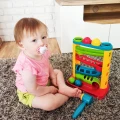 Zabawka edukacyjna Smily Play zjeżdżalnia z piłeczkami i młotkiem (SP82932)
