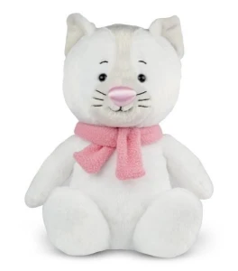 Pluszak Tm Toys Kolorowe noski kot biały [mm:] 280 (DKL0064)