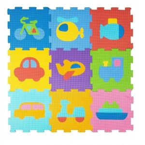 Mata dla malucha Smily Play piankowa pojazdy, 29x29cm (SP84356)