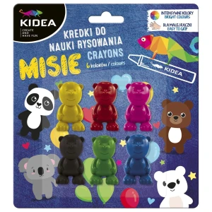 Kredki świecowe Derform Kidea KMNR6KKA