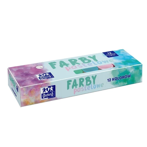 Farby plakatowe Oxford pastelowe kolor: mix 20ml 12 kolor. (400175578)