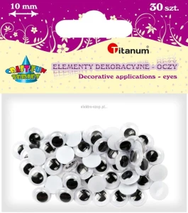 Oczy Titanum Craft-Fun Series ruchome 10mm