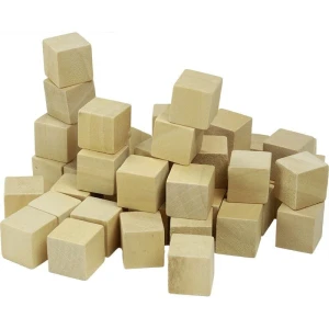 Ozdoba drewniana Titanum Craft-Fun Series Kostki drewniane 12x12mm 72szt.
