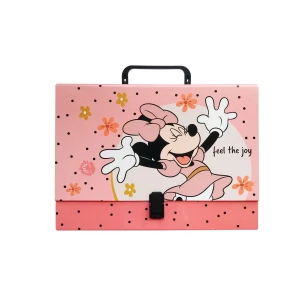Teczka kartonowa na klips Beniamin z rączką Minnie Mouse A4 kolor: mix