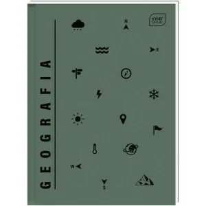 Brulion tematyczny Interdruk A5/ 80k 5902277332394 A5 80k. 70g krata (GEOGRAFIA)