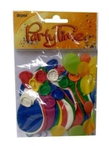 Balon gumowy Arpex pastelowy 25 szt mix 230mm (K580)