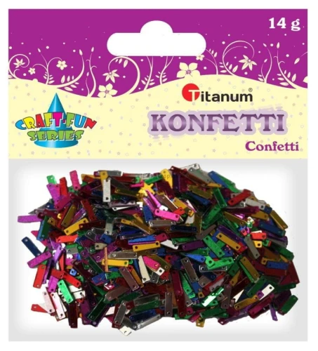 Konfetti Titanum Craft-Fun Series Paski mix kolorów