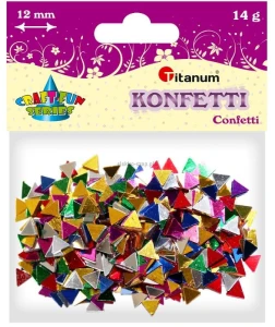 Konfetti Titanum Craft-Fun Series Trójkąty mix kolorów