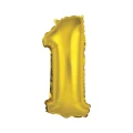 Balon foliowy Godan cyfra 1 złoty 35 cm (FG-C35Z1)