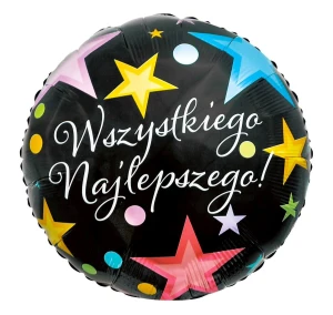 Balon foliowy Godan Wszystkiego najlepszego 18cali 18cal (FG-ODWN)