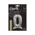 Balon gumowy Godan Beauty&amp;Charm cyfra stojąca srebrna srebrna 750mm 30cal (BC-ASSO)