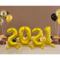 Balon gumowy Godan Beauty&amp;Charm cyfra stojąca złota złota 750mm 30cal (BC-ASZ2)