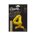 Balon gumowy Godan Beauty&amp;Charm cyfra stojąca złota złota (BC-ASZ4)