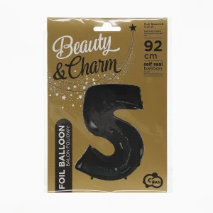 Balon foliowy Godan cyfra 5 CZARNA 45cal (FG-C85CZ0)