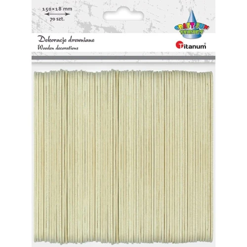 Ozdoba drewniana Titanum Craft-Fun Series patyczki (BG005)
