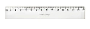 Linijka plastikowa Tetis 15cm (BL002-A)