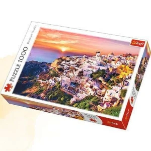 Puzzle Trefl ZACHÓD SŁOŃCA NAD SANTORINI 1000 el. (10435)