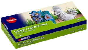 Glinka Mona biała 500g glina samoutwardzalna