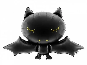 Balon foliowy Partydeco Nietoperz, 80x52cm 20cal 