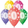 Balon gumowy Godan Premium Hel z nadrukiem 0, 13 cali/5 sztuk mix (GS120/0)