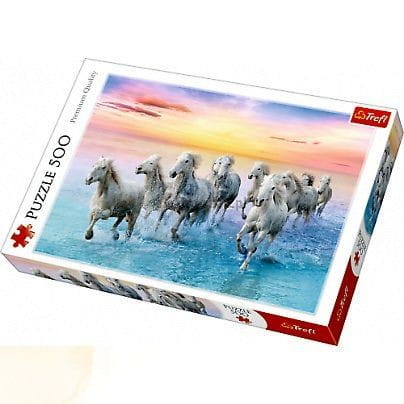 Puzzle Trefl białe konie w galopie 500 el. (37289)