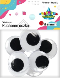 Oczka Titanum Craft-Fun Series 40 mm 8 szt (5032)