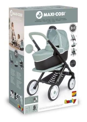 Wózek Smoby Maxi Cosi &amp; Quinny 3w1, zielony