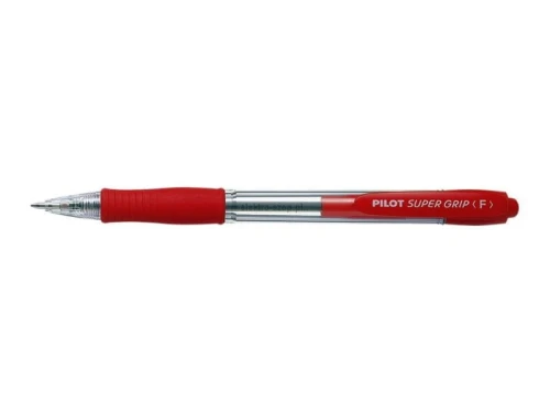Długopis olejowy Pilot Super Grip czerwony 0,21mm (BPGP-10R-F-R)