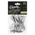 Balon gumowy Godan Beauty&amp;Charm platynowy 10szt. srebrny 300mm 12cal (CB-7LSR)