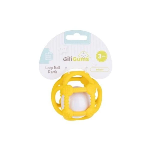 Grzechotka Giligums piłka żółta (GG50136)