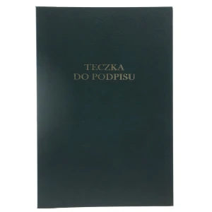 Teczka do podpisu Barbara A4 - zielony 20k. (1822225)