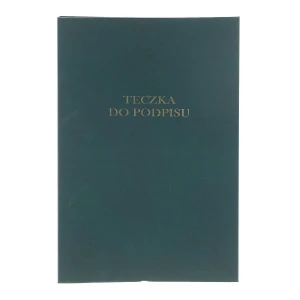 Teczka do podpisu Barbara A4 - zielony 8k. (1822202)