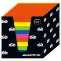 Kostka papierowa Interdruk - mix intensywny [mm:] 90x90x 90 (KOSPAPKKUBPIN)