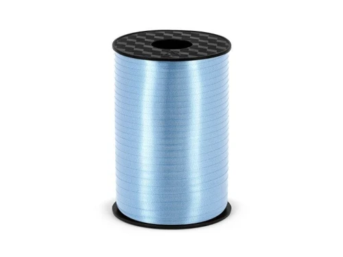 Wstążka Partydeco plastikowa błękitna, 5mm/225m 5mm (PRP5-011)