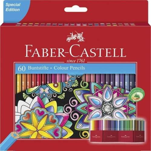 Kredki ołówkowe Faber Castell Zamek 60 kol. (111260)