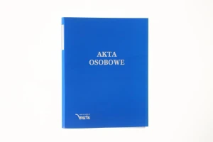 Teczka do akt osobowych ABCDE A4 niebieski karton Warta (339-039)