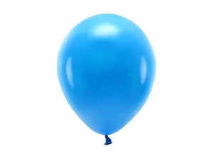 Balon gumowy Partydeco Pastel Eco Balloons niebieski 260mm (ECO26P-001)