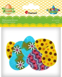 Ozdoba filcowa Titanum Craft-Fun Craft-Fun Series Pisanka (2324013)