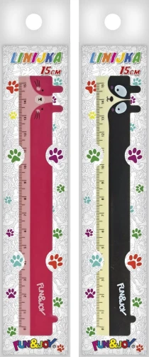 Linijka plastik Fun&amp;Joy 15cm (FJ924194)