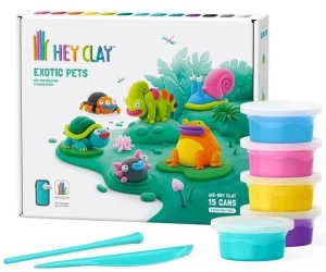 Masa plastyczna dla dzieci Hey Clay Egzotyczne zwierzęta mix Tm Toys (HLC15025CEE)