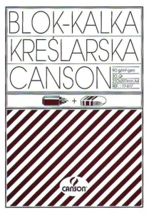 Kalka kreślarska A4 przezroczysty 90g [mm:] 210x297 Canson (200005322)