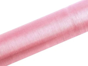 Organza Partydeco organza Gładka 0,16mm różowa 9m (ORP16-081J)