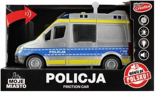 Samochód  policyjny na baterie Mega Creative (520414)