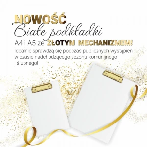 Deska z klipem podkładka A4 biała Biurfol 