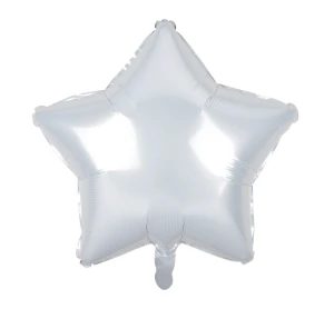Balon foliowy Godan Gwiazda biała 19\\ 19cal (HS-G19BL)