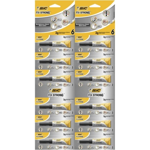 Klej błyskawiczny Bic Fix Strong 3g (904826)